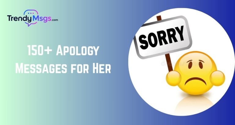 Apology Messages for Her