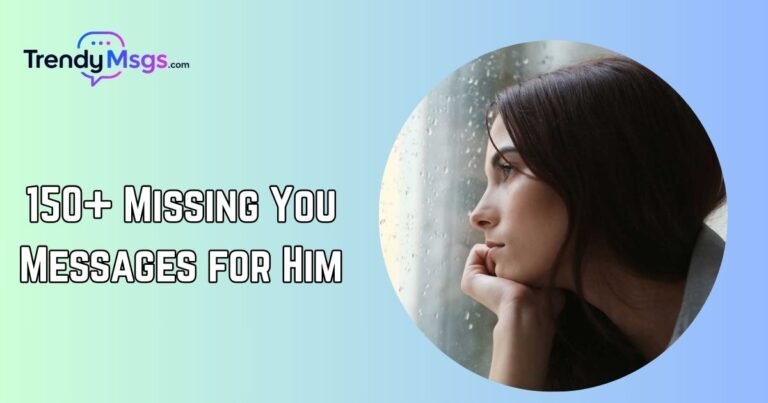 Missing You Messages for Him