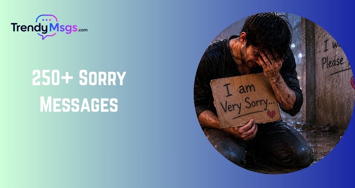 Sorry Messages
