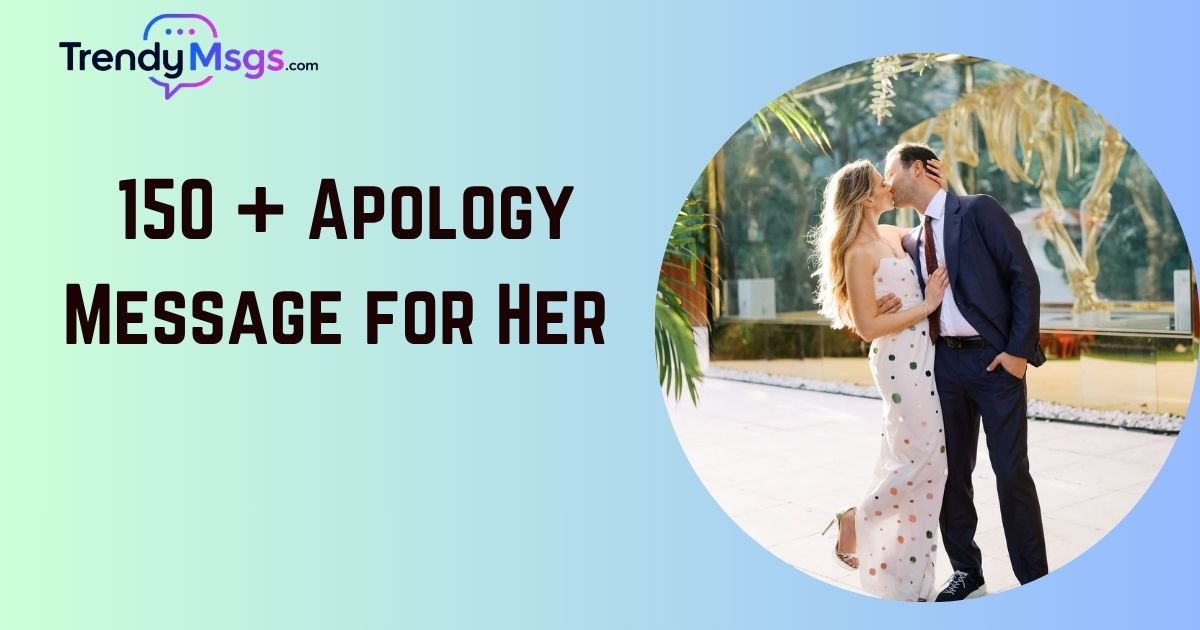 Apology Message for Her
