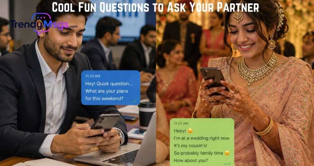 Cool Fun Questions to Ask Your Partner