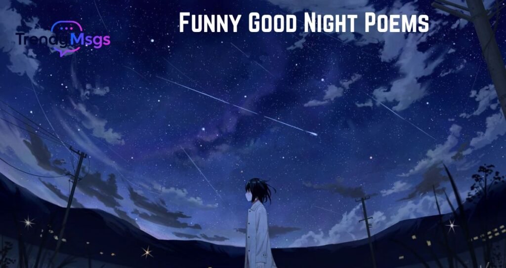 Funny Good Night Poems