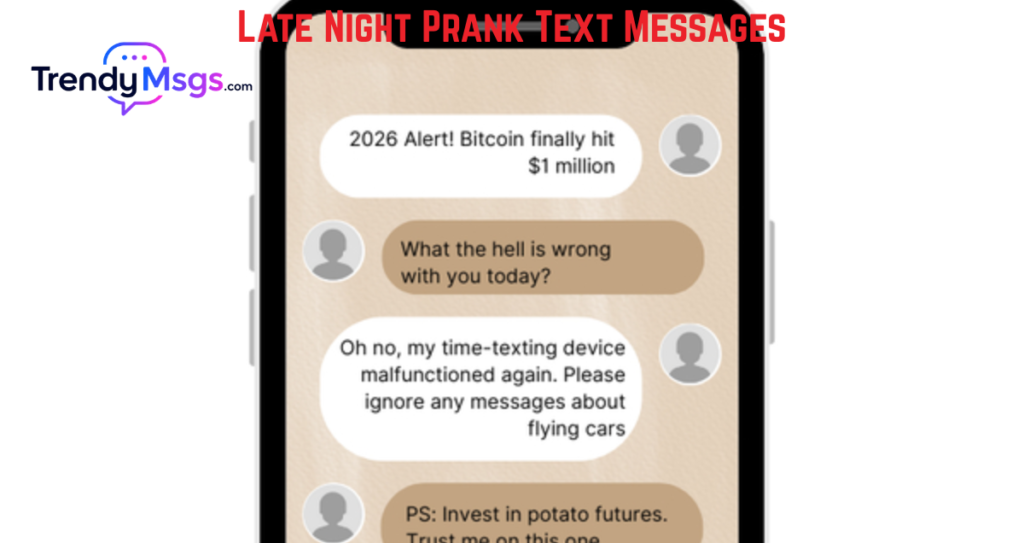 Late Night Prank Text Messages