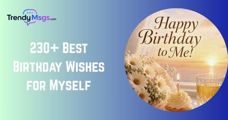 Birthday Wishes for Myself