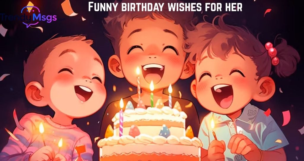 Funny birthday wishes for her