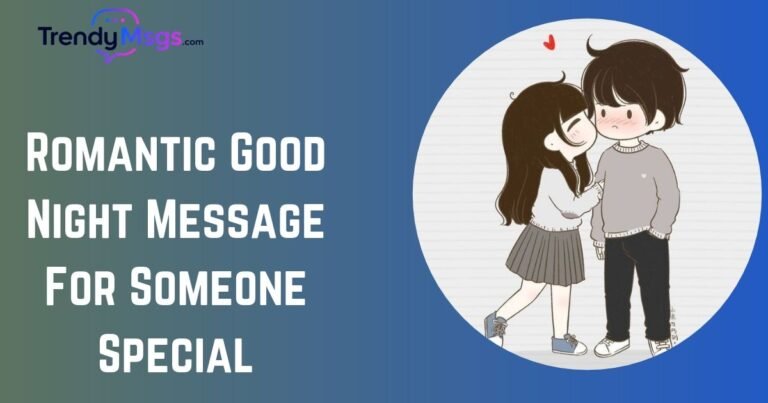 Good Night Message For Someone Special